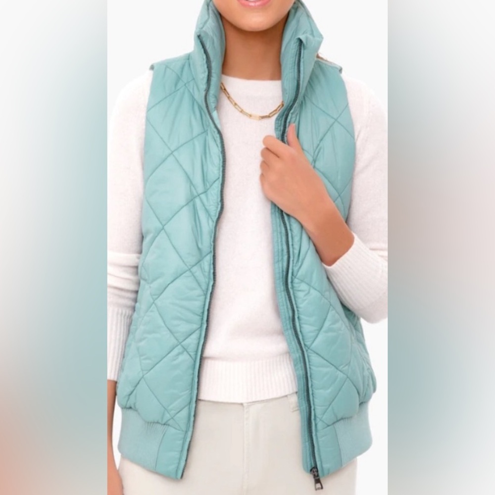 Tuckernuck Jackson Quilted Puffer Vest Green XS